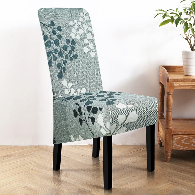 CCTFS Stretch Dining Chair Covers, XL/Oversized Removable Washable Soft Spandex High Back Large Chair Cover Slipcover for Dining Room Kitchen Hotel Table Banquet (4 Per Set, YZQ) - Image 3